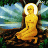 תנוחת יוגה mulabandhasana. מקור: ויקיפדיה ברשיון שימוש חופשי באדיבות Jaina.org